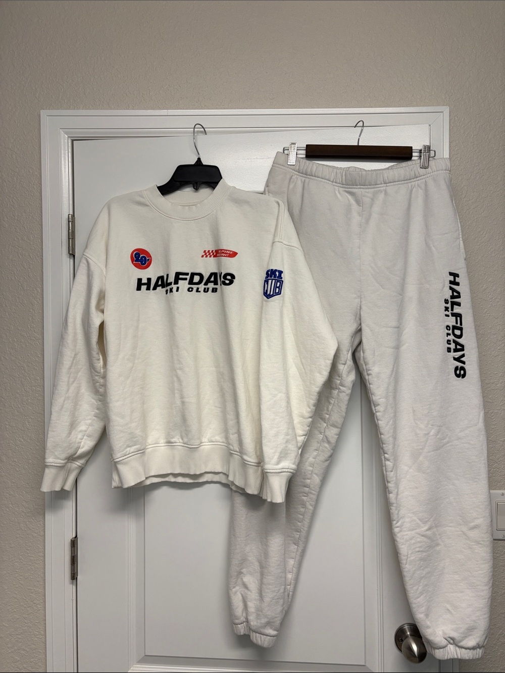 Halfdays Crewneck Ski Club Sweatshirt & Joggers